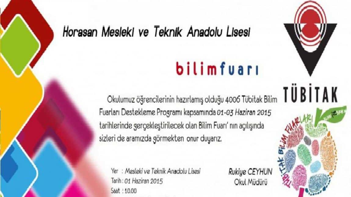 2015 TUBİTAK 4006 BİLİM FUARI